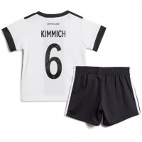 Otroški Nogometni dresi Nemčija Joshua Kimmich #6 Domači SP 2022 Kratek Rokav (+ Kratke hlače)